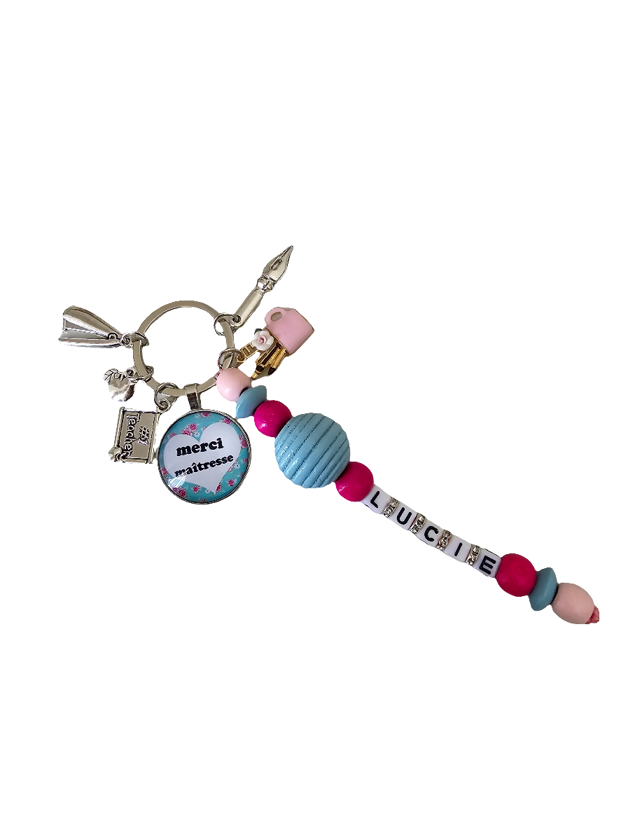 Porte cléfs merci maitresse